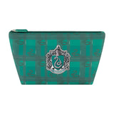 Harry Potter Slytherin Green Plaid Cosmetic Bag