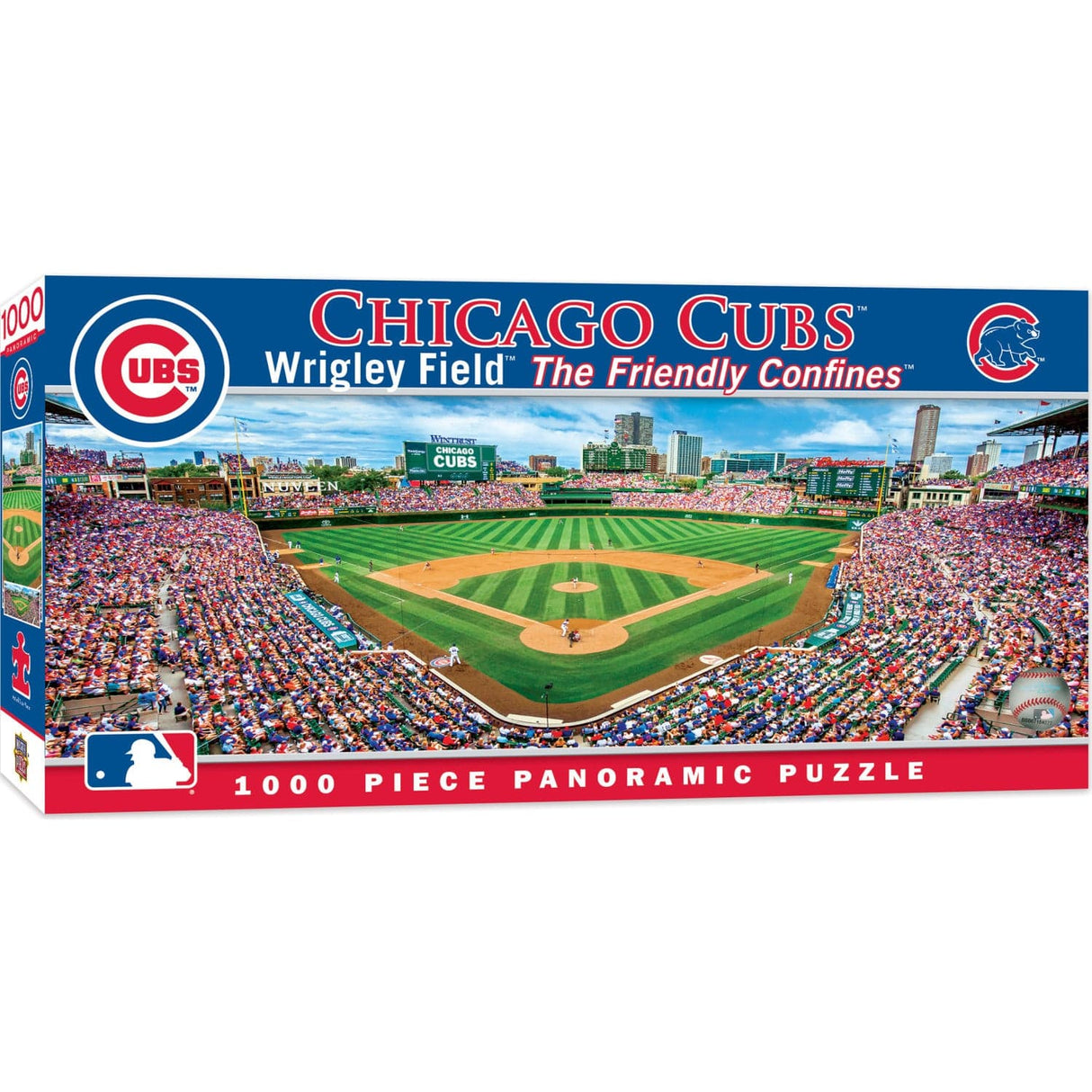 Chicago Cubs - 1000 Piece Panoramic Jigsaw Puzzle