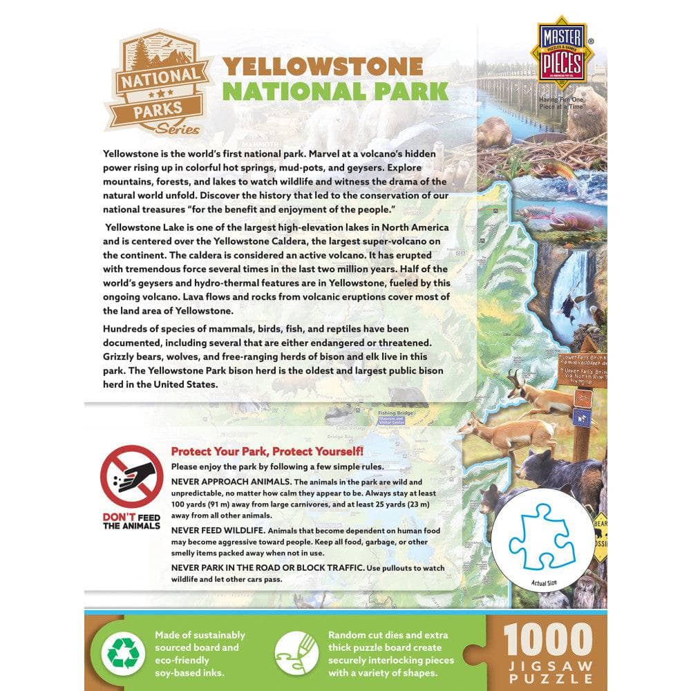 Yellowstone National Park 1000 Piece Jigsaw Puzzle