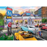 Cruisin' Route 66 - Rockin Rollin on 66 1000 Piece Jigsaw Puzzle