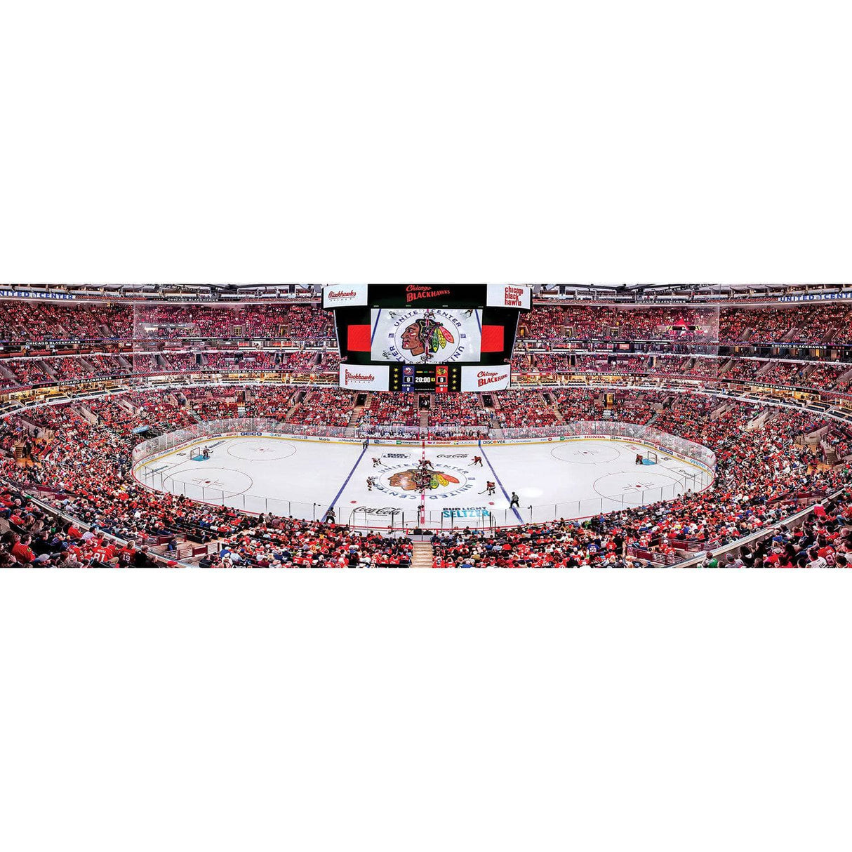 Chicago Blackhawks - 1000 Piece Panoramic Jigsaw Puzzle