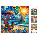 Kaleidoscope - Beach Day 1000 Piece Jigsaw Puzzle