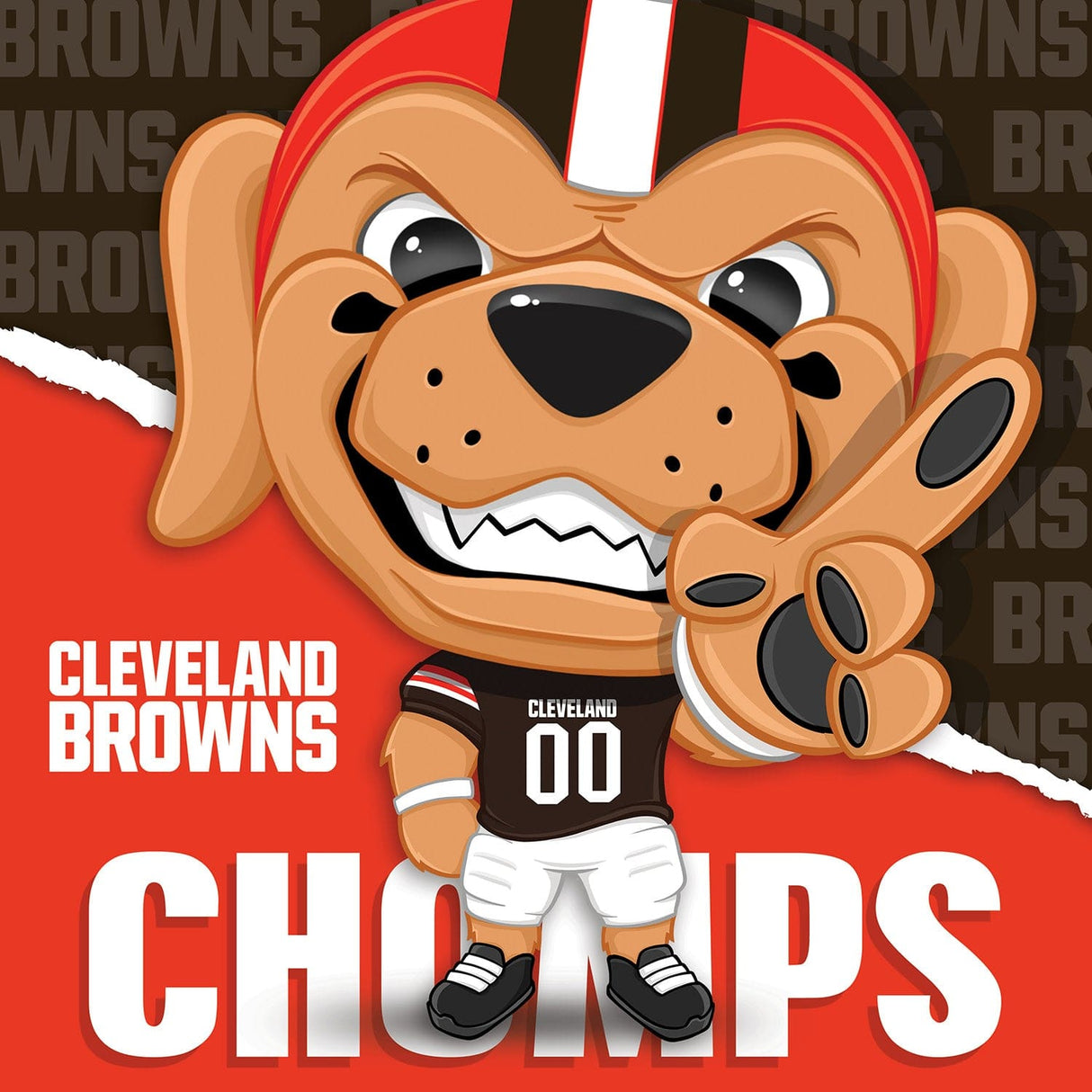 Cleveland Browns - NFL Mascot 100 Piece Jigsaw Puzzle