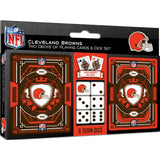 Cleveland Browns - 2-Pack Playing Cards & Dice Set