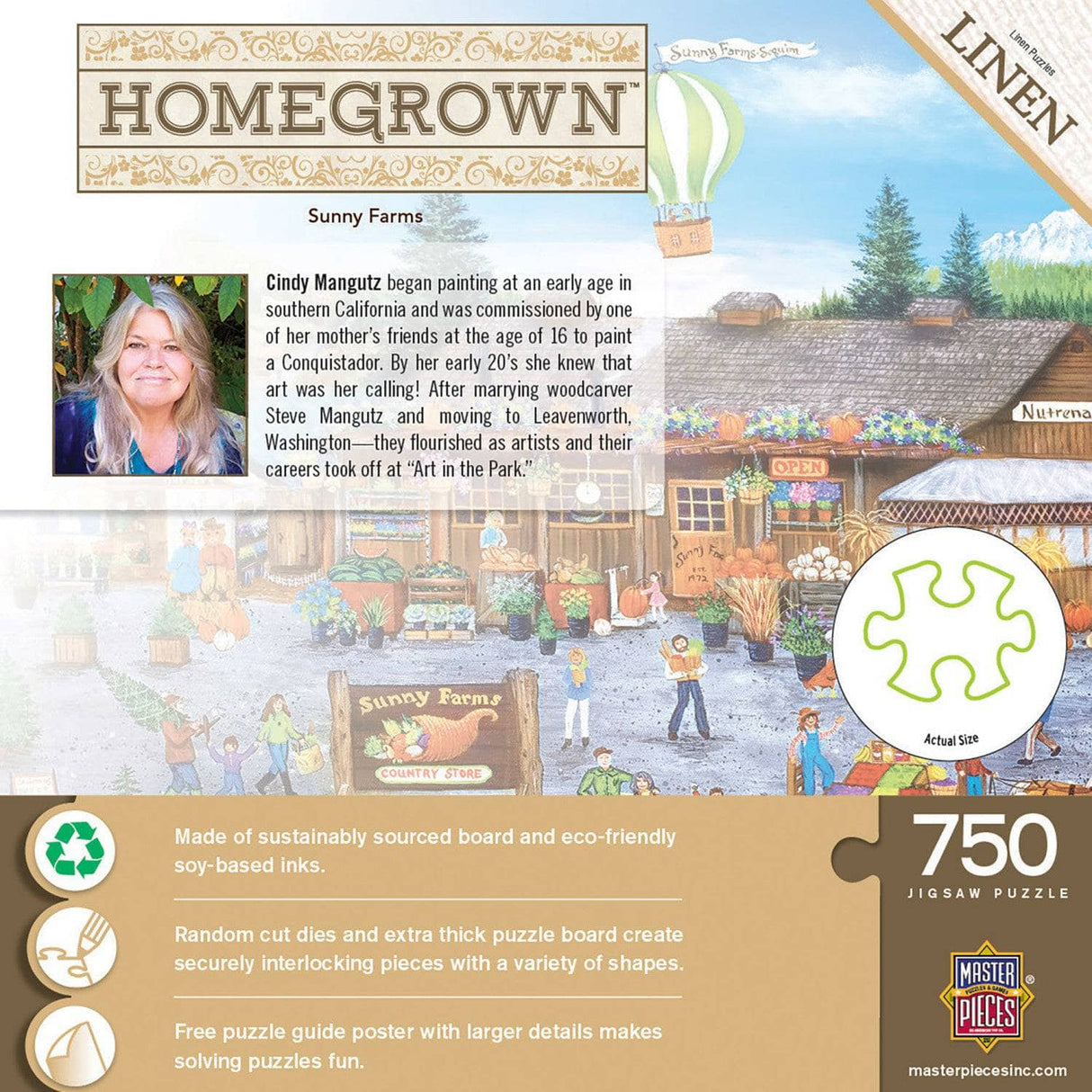 Homegrown - Sunny Farms 750 Piece Jigsaw Puzzle