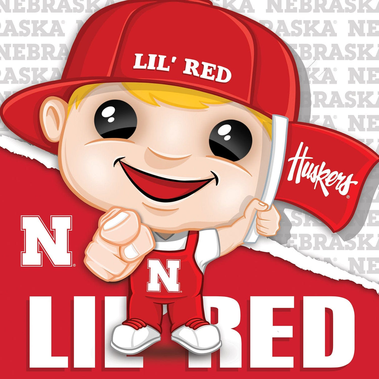 Nebraska Cornhuskers - NCAA Mascot 100 Piece Jigsaw Puzzle