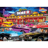 Drive-Ins, Diners & Dives - Golden Hour Grease 500 Piece Jigsaw Puzzle