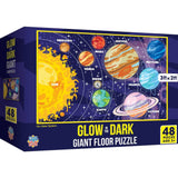 Glow in the Dark - Our Solar System 48 Piece Floor Jigsaw Puzzle