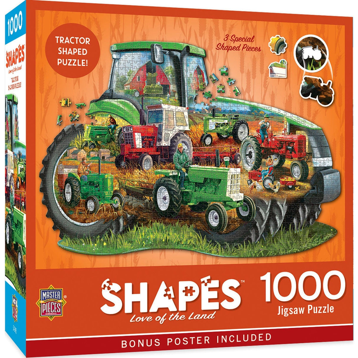 Shapes - Love of the Land 1000 Piece Shaped Jigsaw Puzzle