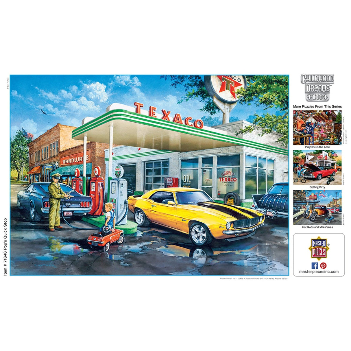 Childhood Dreams - Pop's Quick Stop 1000 Piece Jigsaw Puzzle