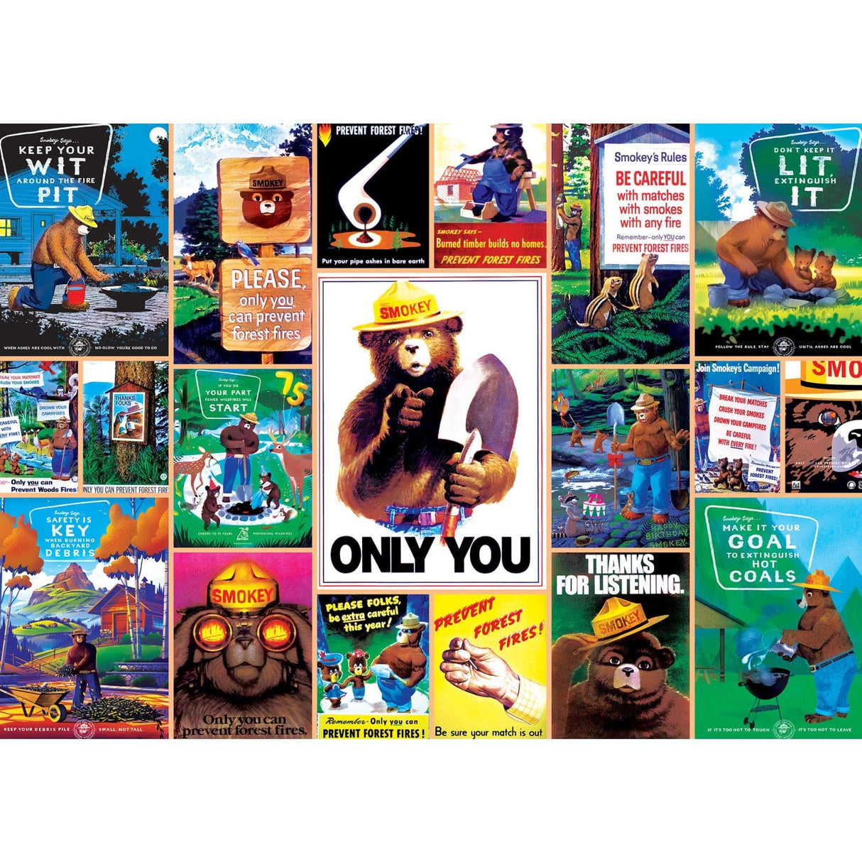 Smokey Bear National Parks 500 Piece Jigsaw Puzzle