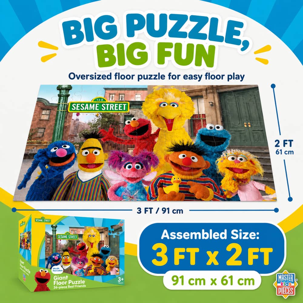 Sesame Street - Best Friends 36 Piece Floor Jigsaw Puzzle