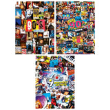 Decades - The 90's 500 Piece Jigsaw Puzzles 3-Pack
