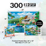 Memory Lane - Lakeside Memories 300 Piece EZ Grip Jigsaw Puzzle