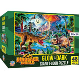 Glow in the Dark - Dinosaur World 48 Piece Floor Jigsaw Puzzle