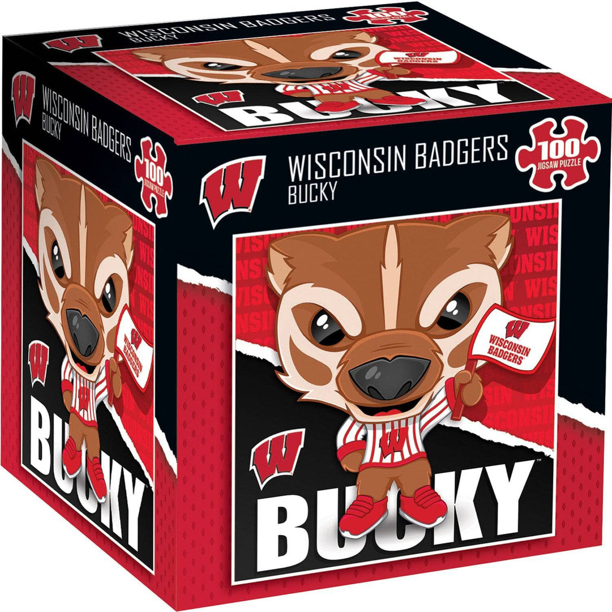 Wisconsin Badgers - NCAA Mascot 100 Piece Jigsaw Puzzle