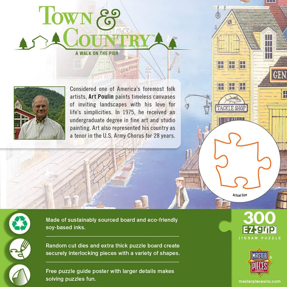 Town & Country - A Walk on the Pier 300 Piece EZ Grip Jigsaw Puzzle