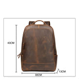 The Vernon Backpack | Genuine Vintage Leather Minimalist Backpack