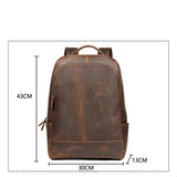 The Vernon Backpack | Genuine Vintage Leather Minimalist Backpack