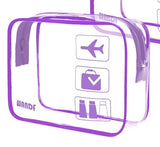 TSA Approved Clear Travel Toiletry Bag by WandF