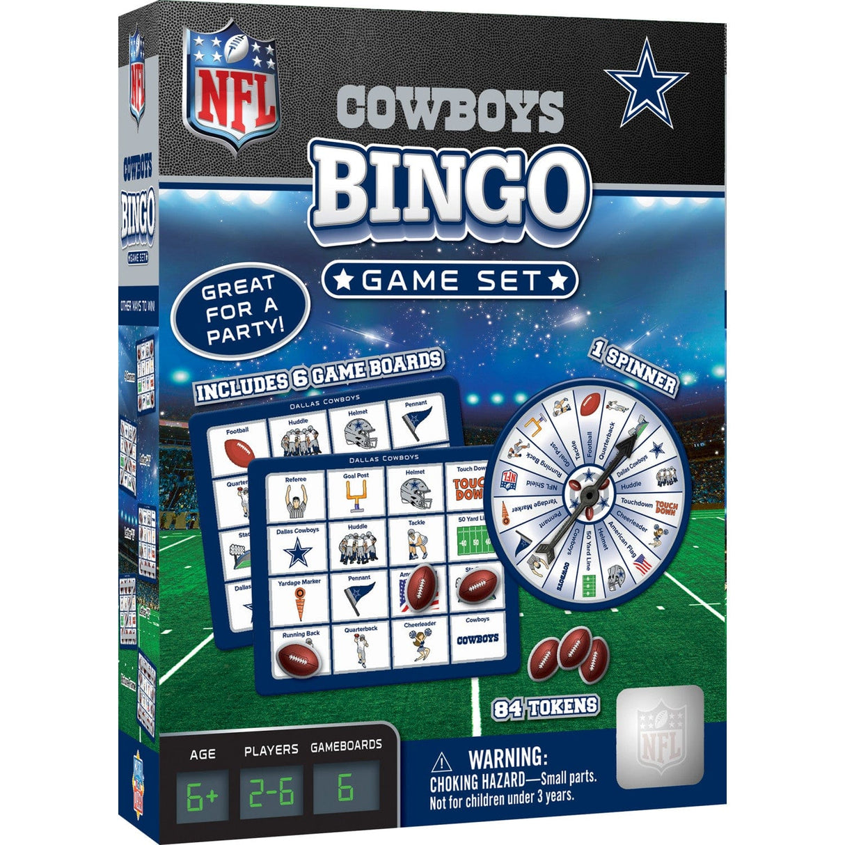 Dallas Cowboys NFL Bingo Game