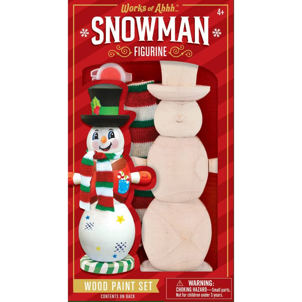 Snowman Wood Paint Set
