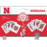 Nebraska Cornhuskers - 2-Pack Playing Cards & Dice Set