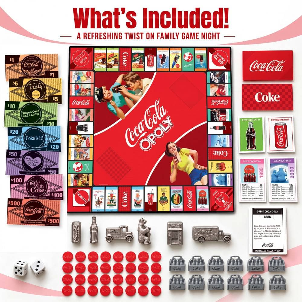 Coca-Cola Opoly Board Game