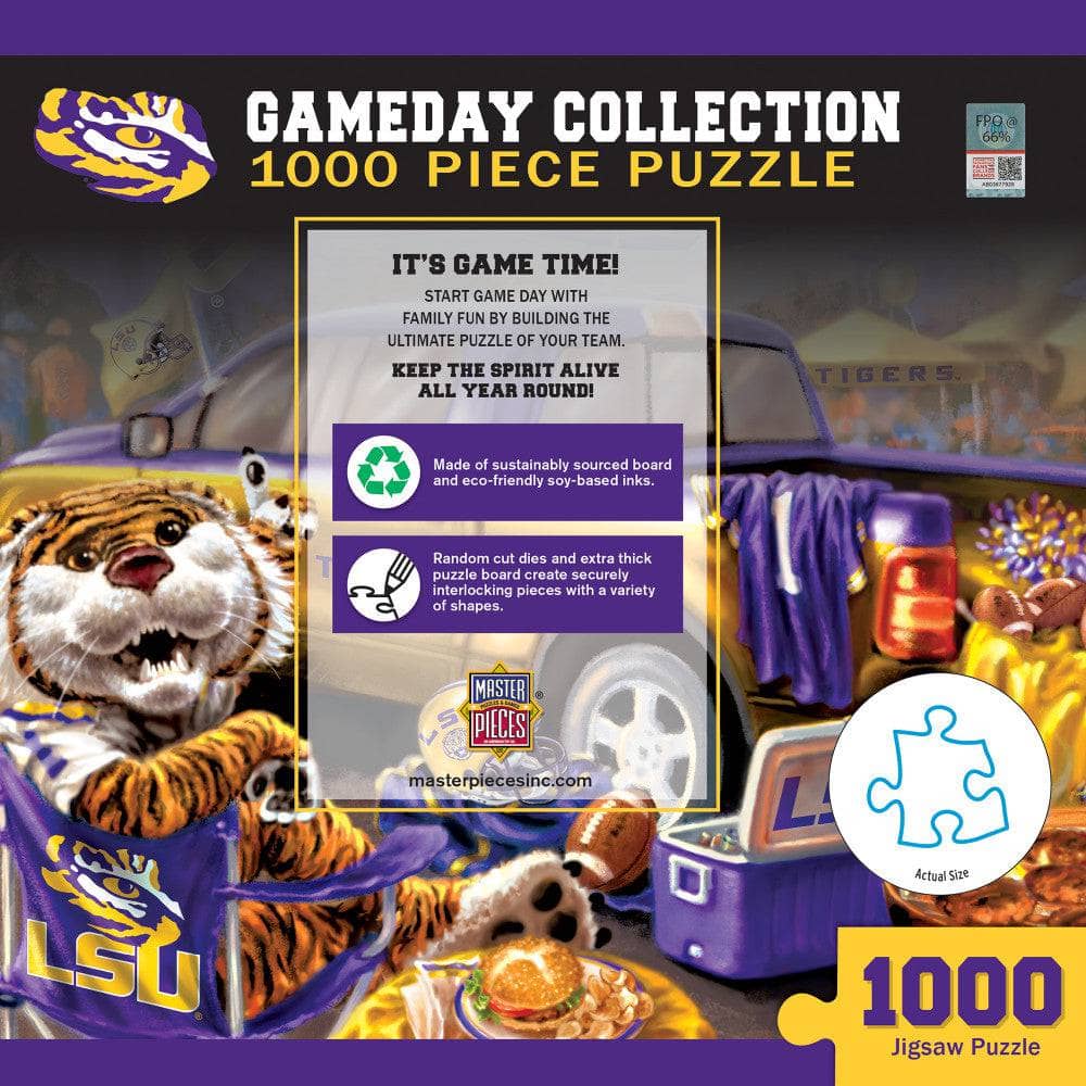 LSU Tigers - Gameday 1000 Piece Jigsaw Puzzle