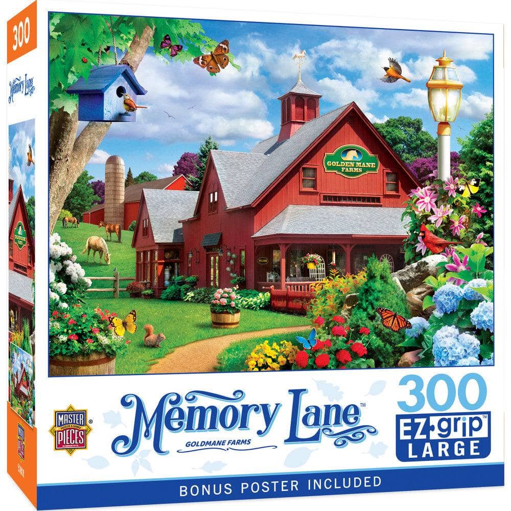 Memory Lane - Goldmane Farms 300 Piece EZ Grip Jigsaw Puzzle