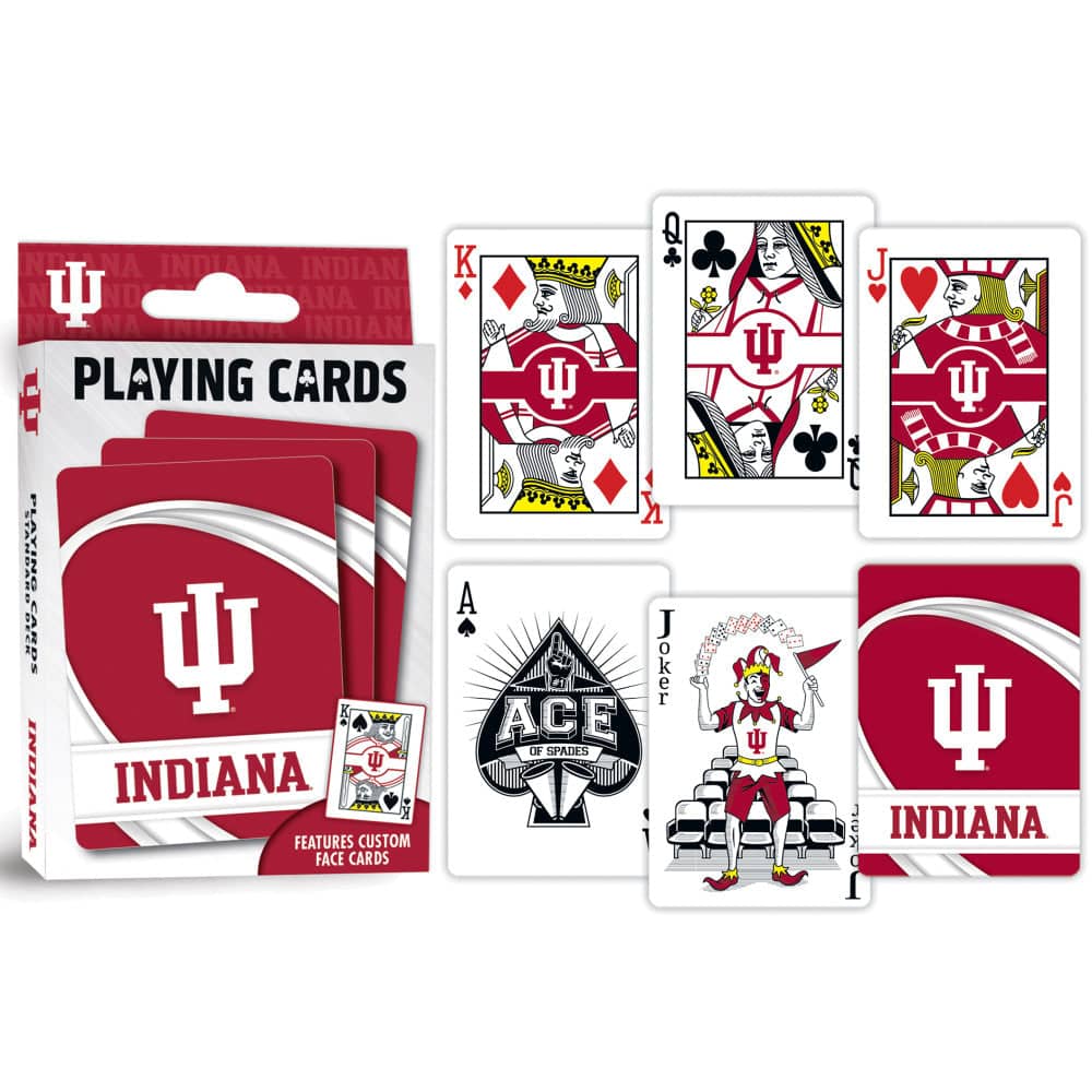 Indiana Hoosiers Playing Cards - 54 Card Deck
