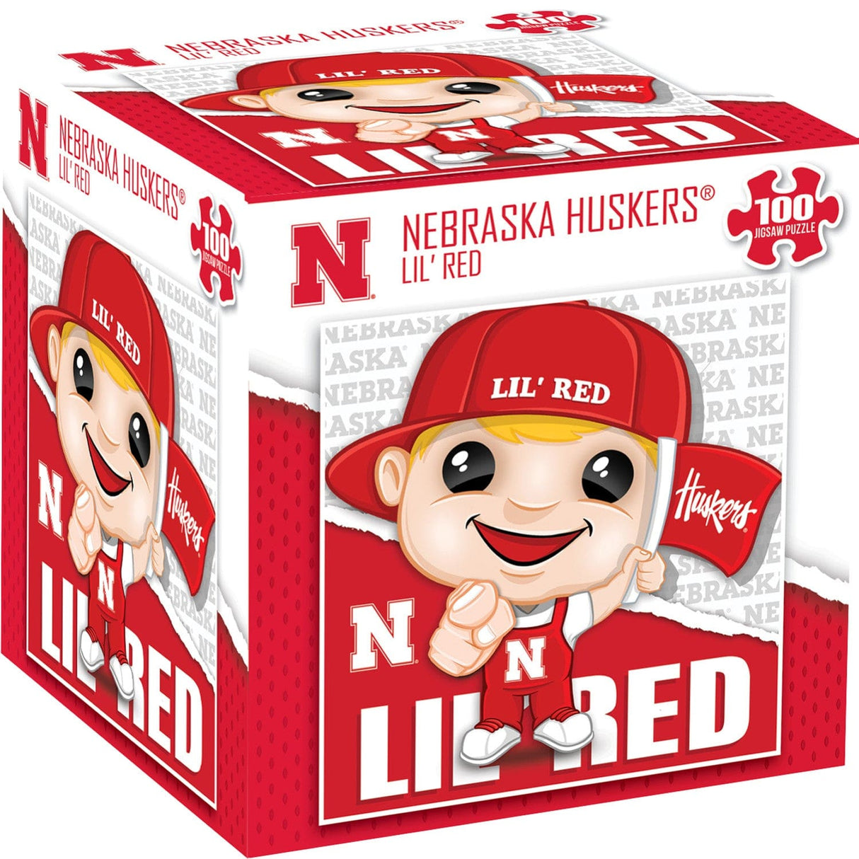 Nebraska Cornhuskers - NCAA Mascot 100 Piece Jigsaw Puzzle