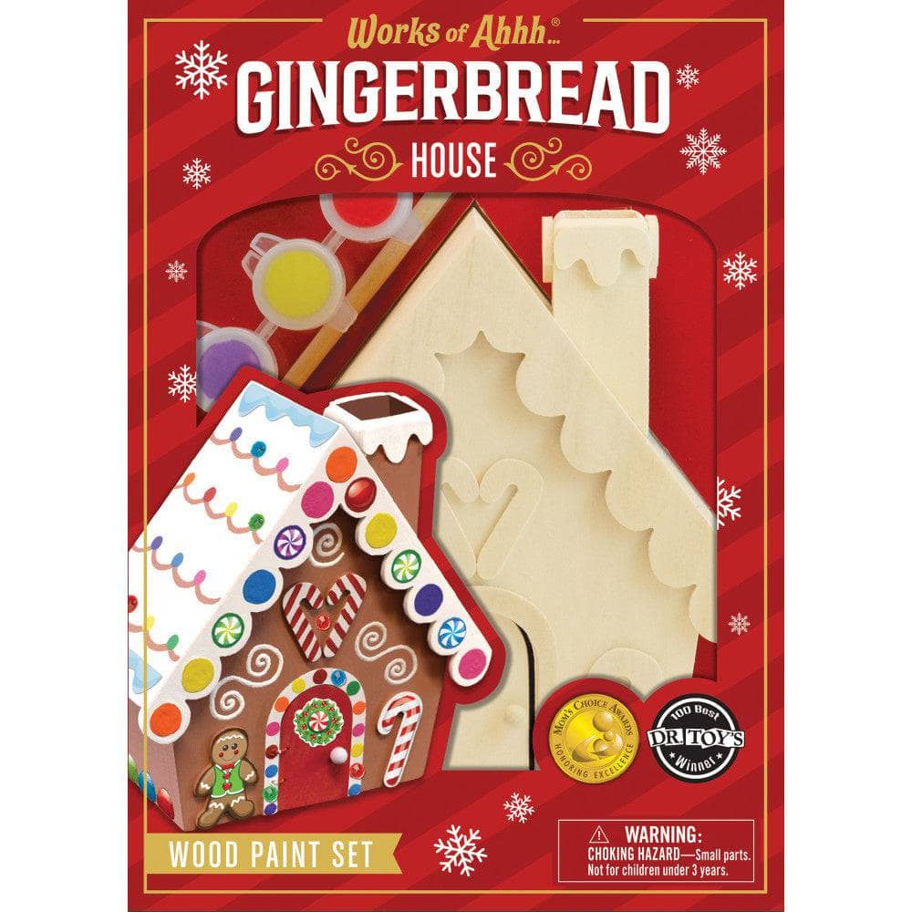 Gingerbread House Wood Paint Set