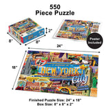 Greetings From New York - 550 Piece Jigsaw Puzzle
