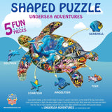 Undersea Adventures - 100 Piece Shaped Jigsaw Puzzle