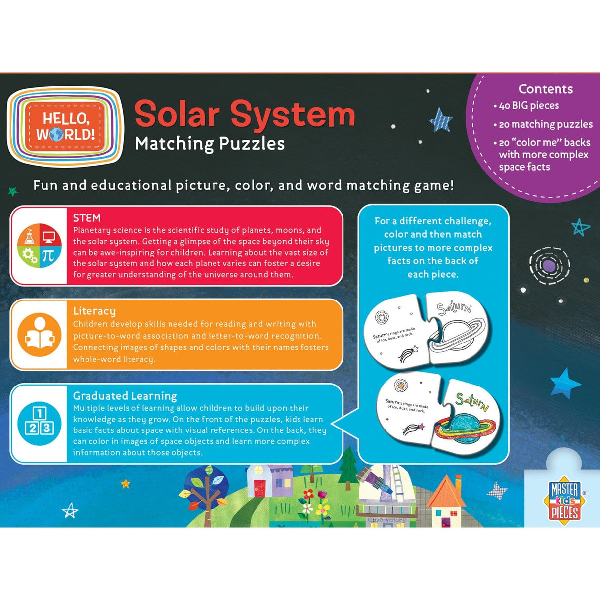 Hello, World! - Solar System Matching Jigsaw Puzzles