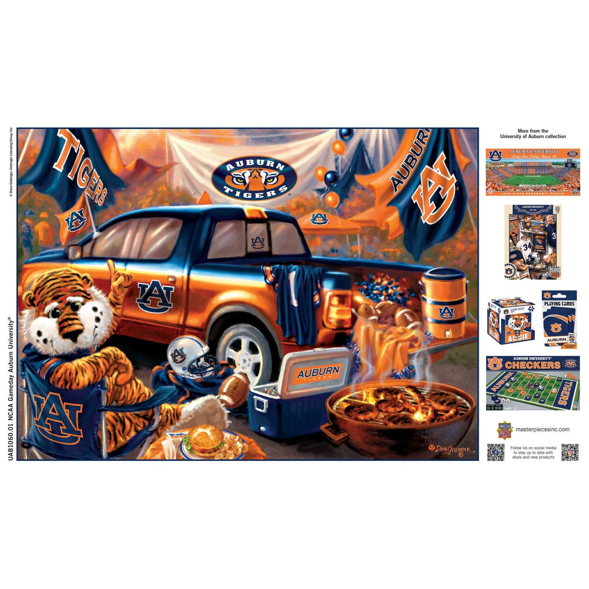 Auburn Tigers - Gameday 1000 Piece Jigsaw Puzzle