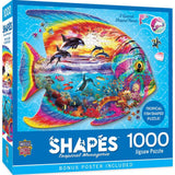 Shapes - Tropical Menagerie 1000 Piece Shaped Jigsaw Puzzle