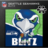Seattle Seahawks - NFL Mascot 100 Piece Jigsaw Puzzle