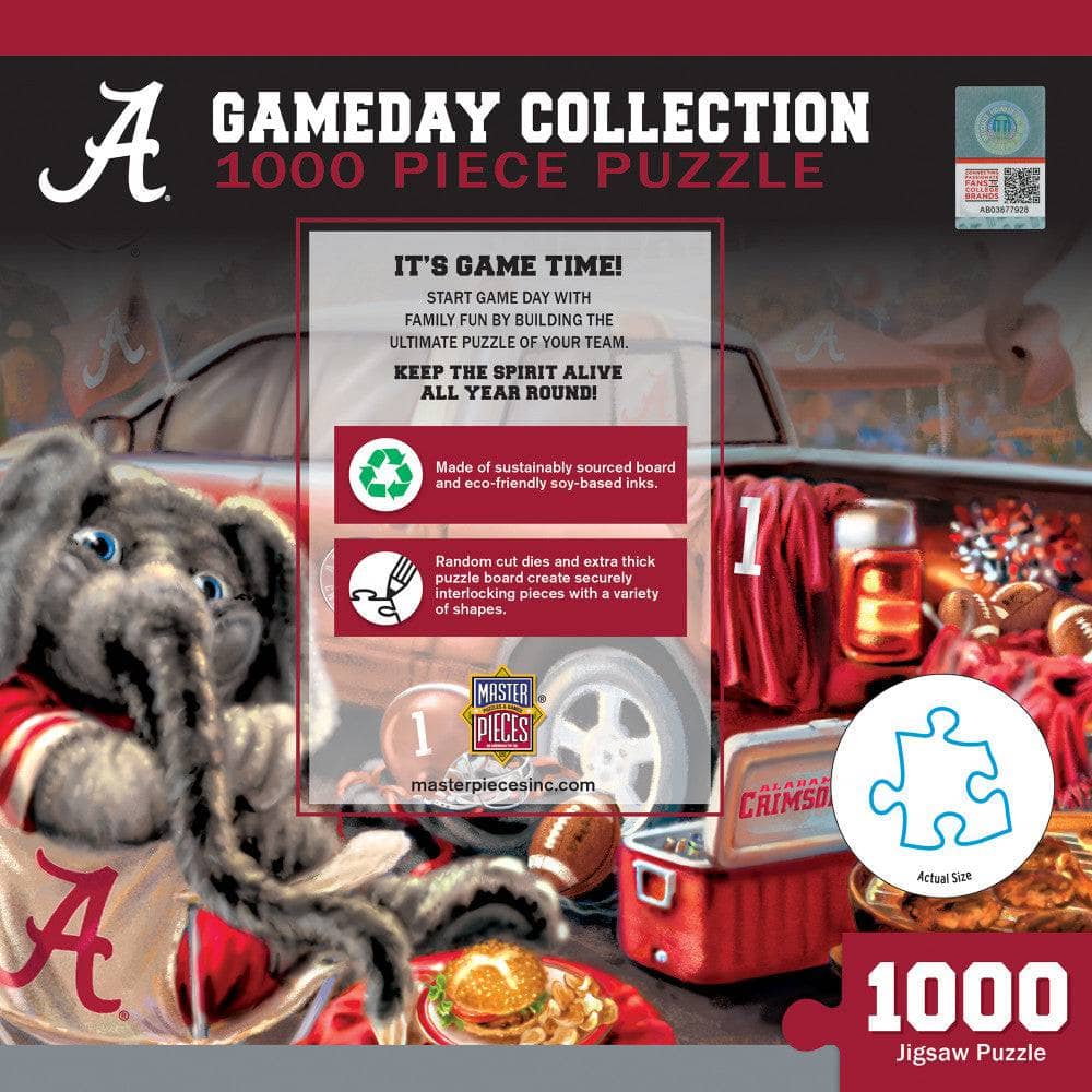 Alabama Crimson Tide - Gameday 1000 Piece Jigsaw Puzzle