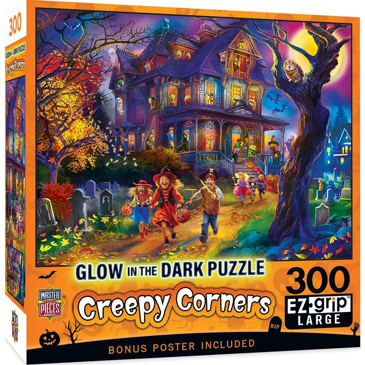 Glow in the Dark - Creepy Corners 300 Piece EZ Grip Jigsaw Puzzle