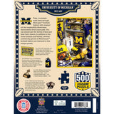 Michigan Wolverines - Locker Room 500 Piece Jigsaw Puzzle