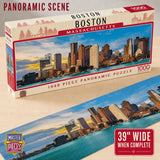 Boston, Massachusetts 1000 Piece Panoramic Jigsaw Puzzle