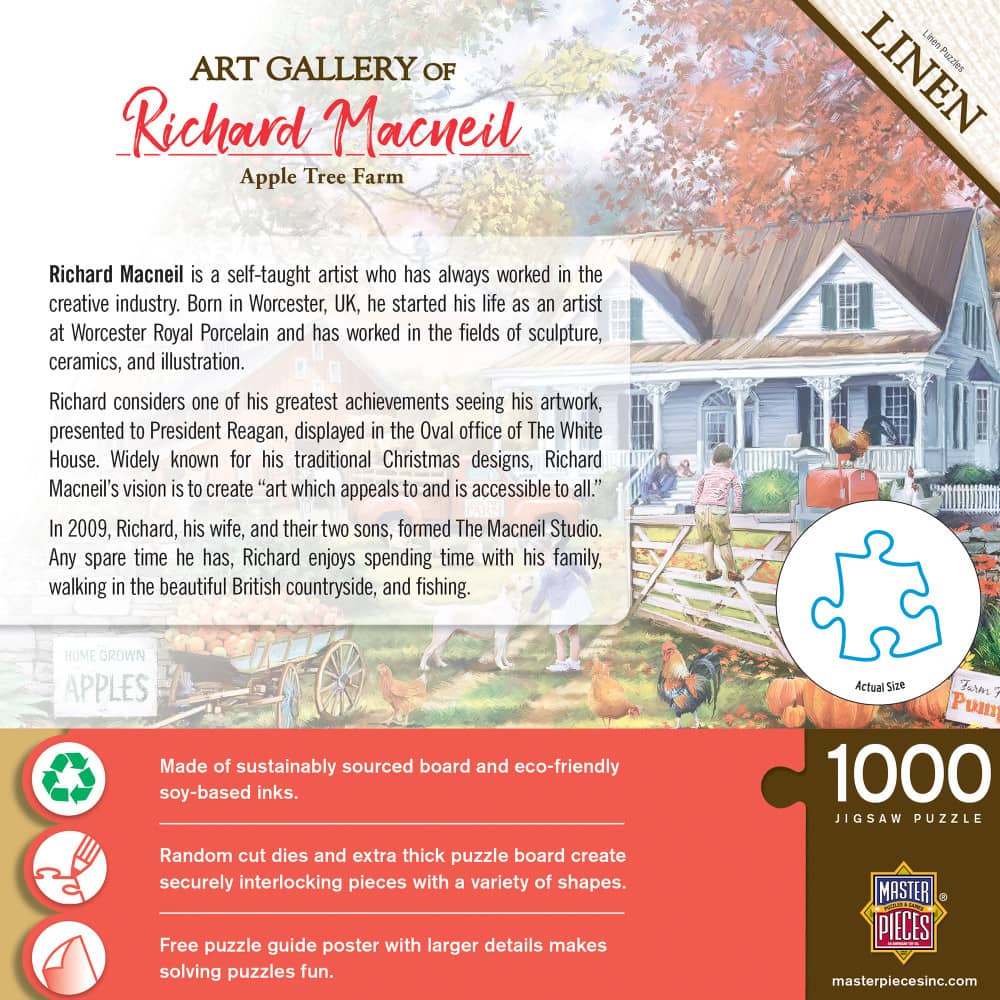 Art Gallery - Apple Tree Farm 1000 Piece Jigsaw Puzzle