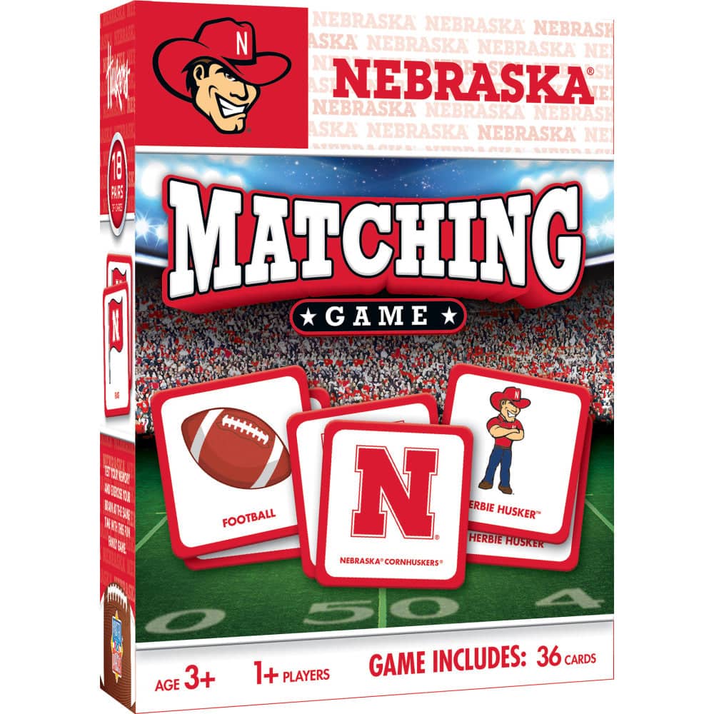 Nebraska Cornhuskers Matching Game