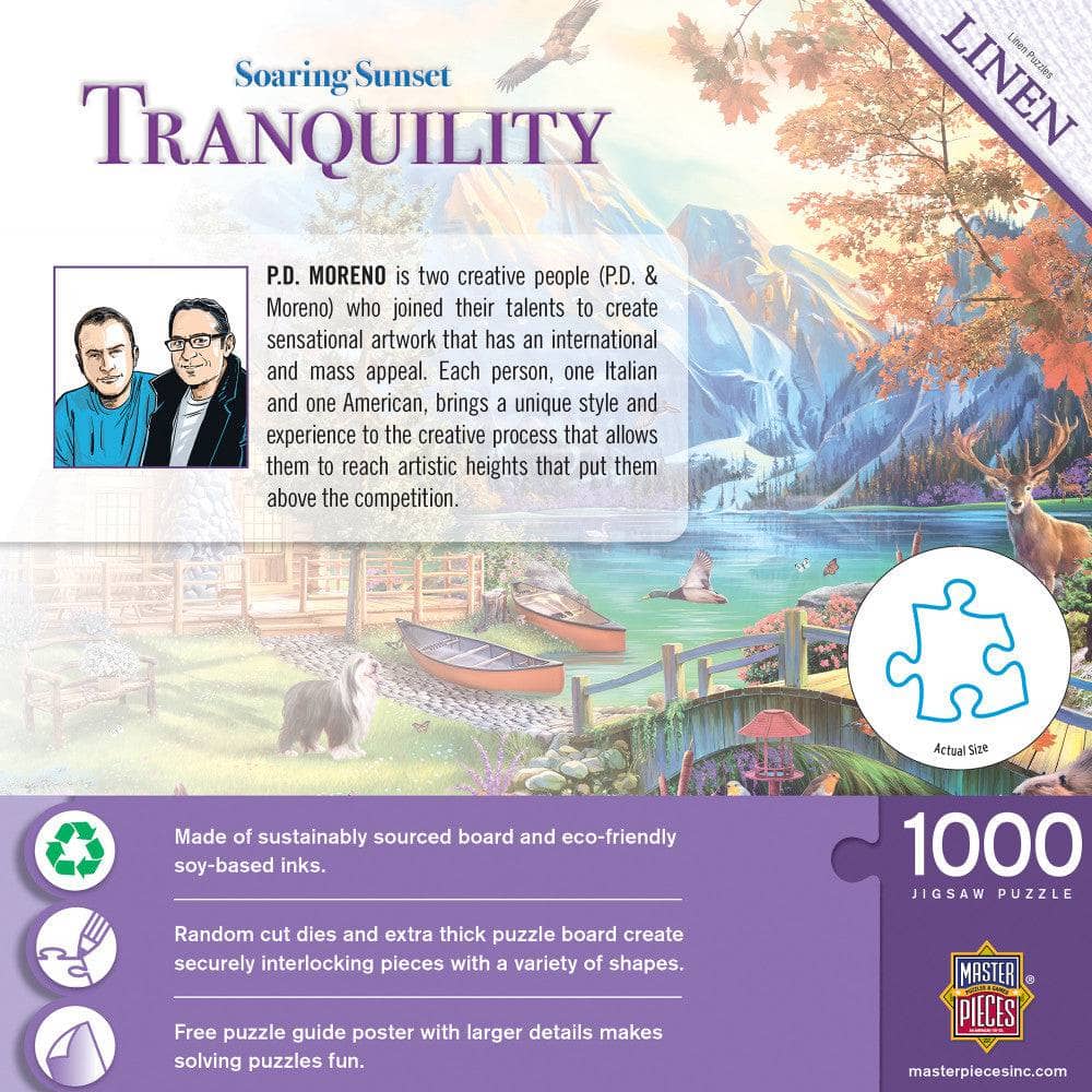 Tranquility - Soaring Sunset 1000 Piece Jigsaw Puzzle