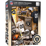 Las Vegas Raiders - Locker Room 500 Piece Jigsaw Puzzle