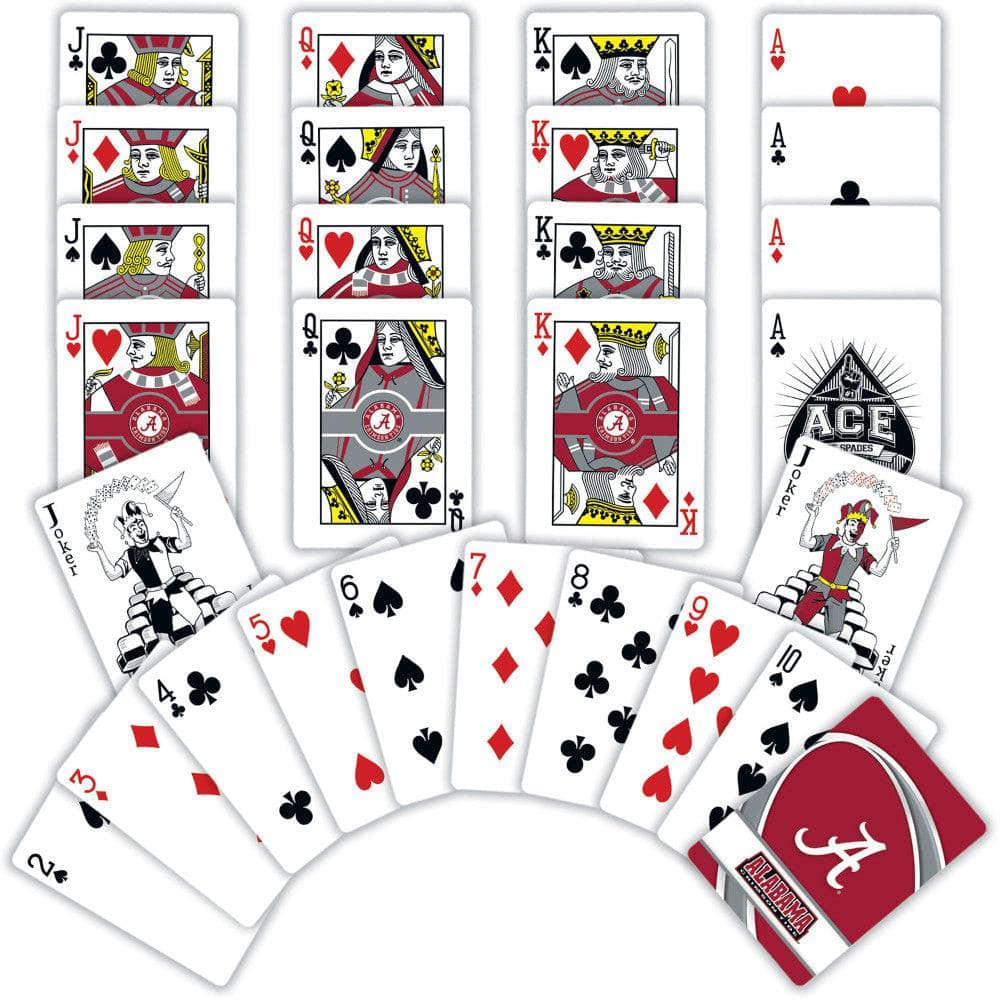 Alabama Crimson Tide Playing Cards - 54 Card Deck