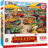 Seek & Find - Market Square 1000 Piece Jigsaw Puzzle
