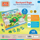 Hello, World! - Backyard Bugs 48 Piece Wood Jigsaw Puzzle